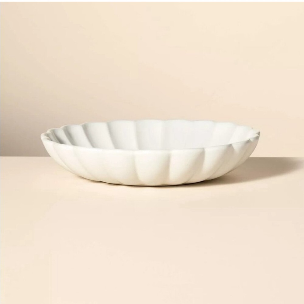 Hearth and Hand Scalloped serving bowl